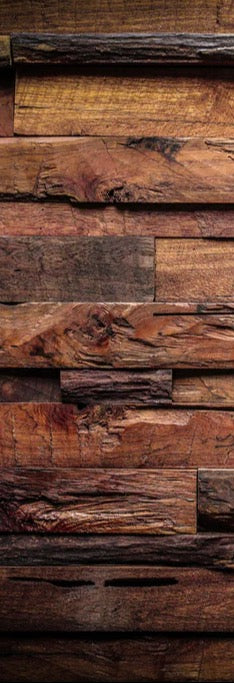 Duschrückwand - Dunkle Holztextur