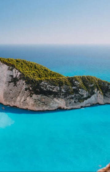 Duschrückwand - Der Strand von Navagio - Griechenland