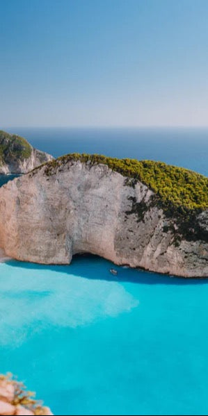 Duschrückwand - Der Strand von Navagio - Griechenland