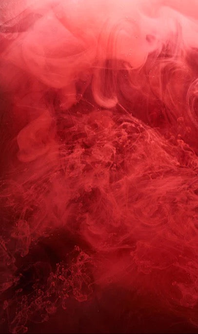 Duschrückwand - Abstrakter roter Ozean