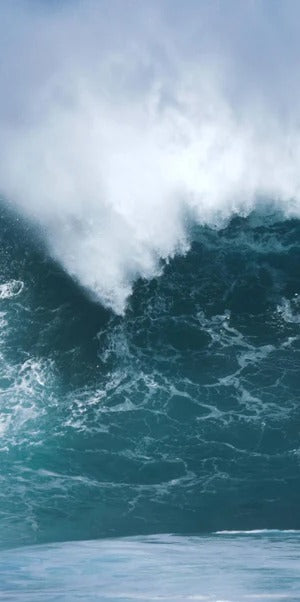 Duschrückwand - Große Welle im Ozean