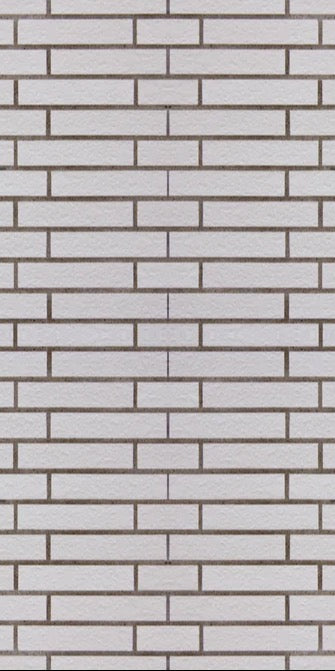 Duschrückwand - Weiß-Brauner Backsteinmauer