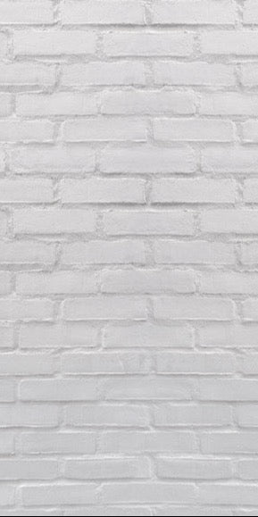 Duschrückwand - Weißliche Ziegelwand