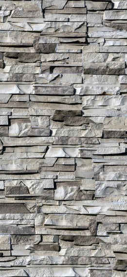 Duschrückwand - Nahtlose Textur von Klinkerfliesen