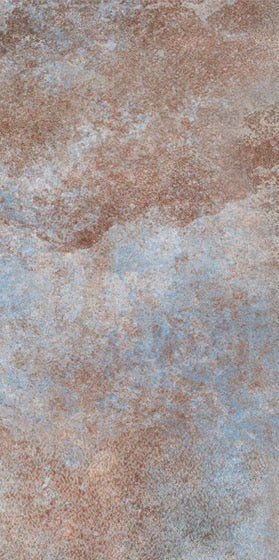 Duschrückwand - Rostige Metallplatte