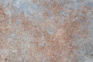 Duschrückwand - Rostige Metallplatte