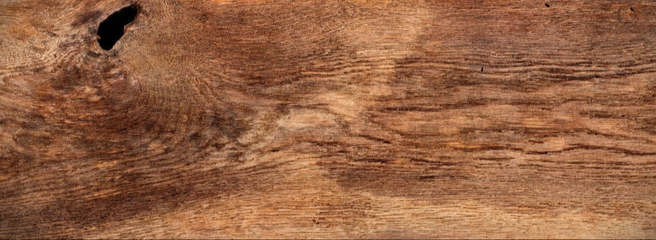 Küchenrückwand - Rustikale Eichenholzplatte