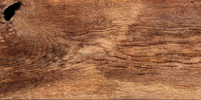 Küchenrückwand - Rustikale Eichenholzplatte