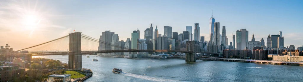 Küchenrückwand - Skyline von New York City - Brooklyn Bridge