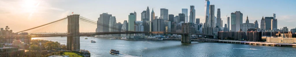 Küchenrückwand - Skyline von New York City - Brooklyn Bridge