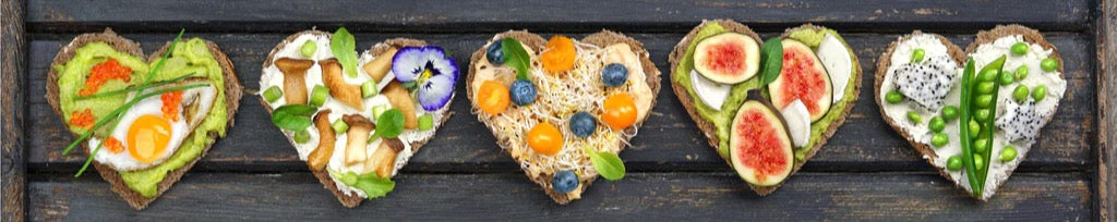 Küchenrückwand - Bunt belegte Brote