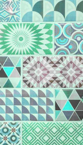 Küchenrückwand - Vintage geometrisch Mosaik