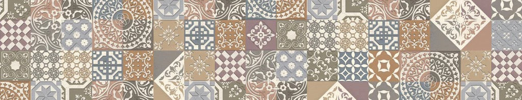 Küchenrückwand - Buntes portugiesisches Mosaik