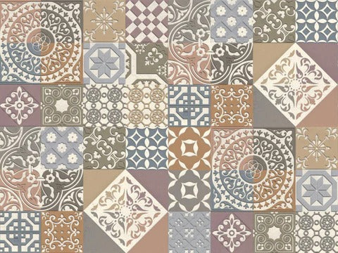 Küchenrückwand - Buntes portugiesisches Mosaik