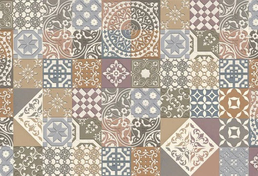 Küchenrückwand - Buntes portugiesisches Mosaik