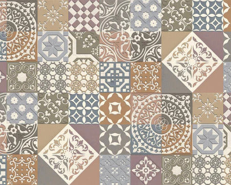 Küchenrückwand - Buntes portugiesisches Mosaik