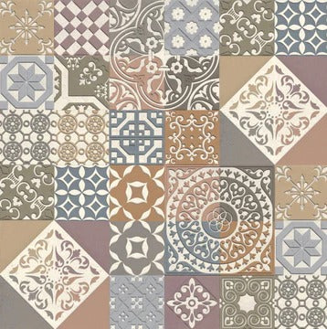 Küchenrückwand - Buntes portugiesisches Mosaik