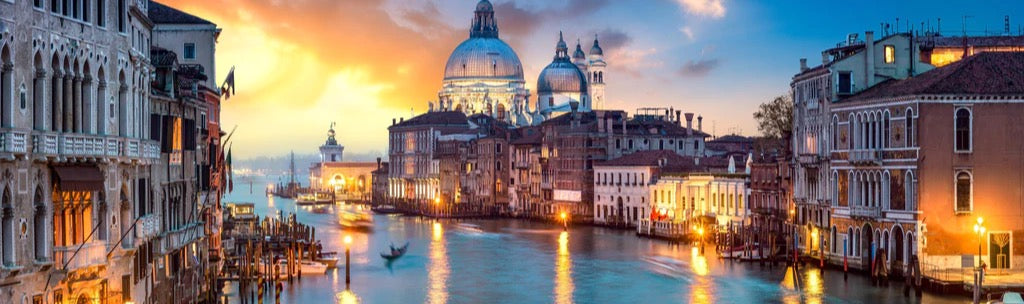 Küchenrückwand - Sonnenuntergang am Canal Grande - Venedig 2