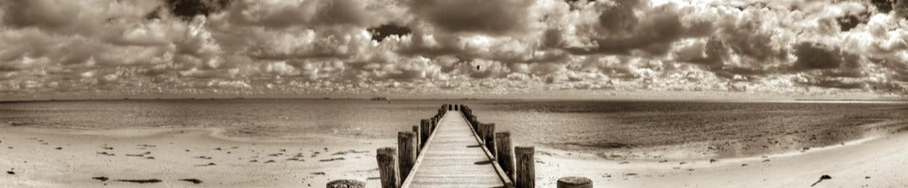 Küchenrückwand - Schöner Anlegersteg für Boote