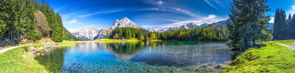 Küchenrückwand - Arnisee in schweizer Alpen