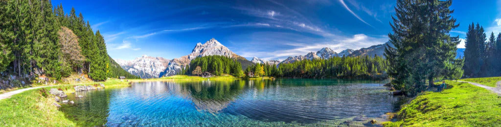 Küchenrückwand - Arnisee in schweizer Alpen