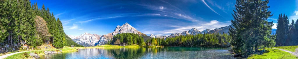 Küchenrückwand - Arnisee in schweizer Alpen