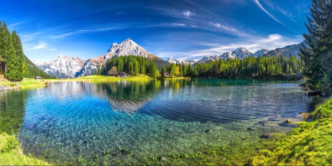 Küchenrückwand - Arnisee in schweizer Alpen