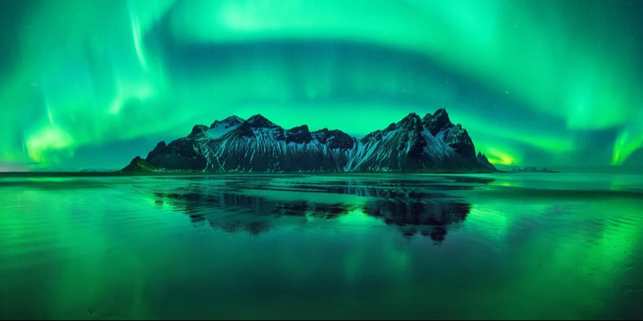 Küchenrückwand - Aurora Stokksnes - Island