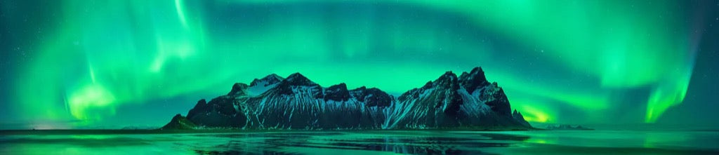 Küchenrückwand - Aurora Stokksnes - Island