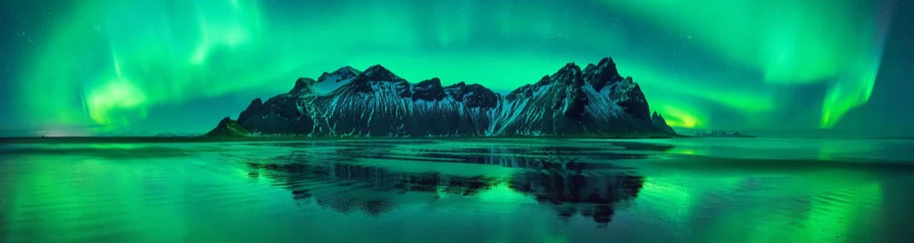 Küchenrückwand - Aurora Stokksnes - Island