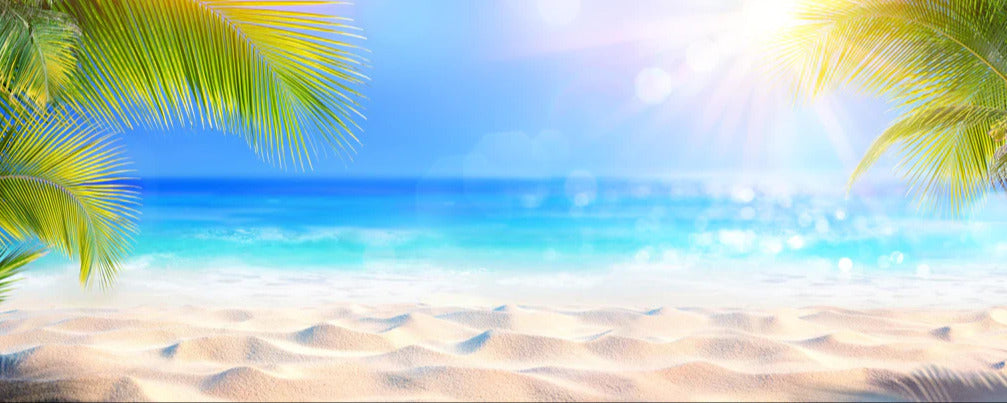 Küchenrückwand - Sonniger tropischer Strand