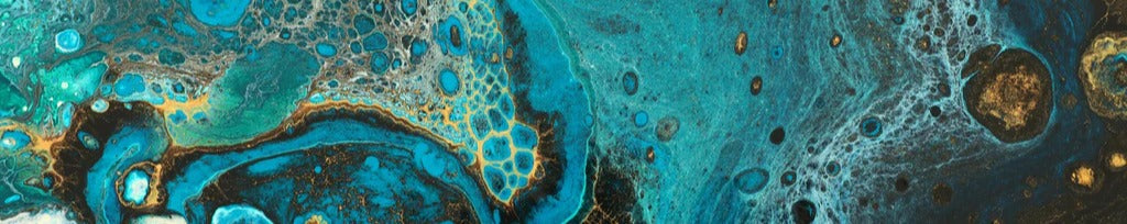 Küchenrückwand - Bläulicher Marmor