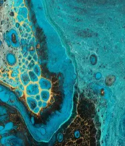 Küchenrückwand - Bläulicher Marmor