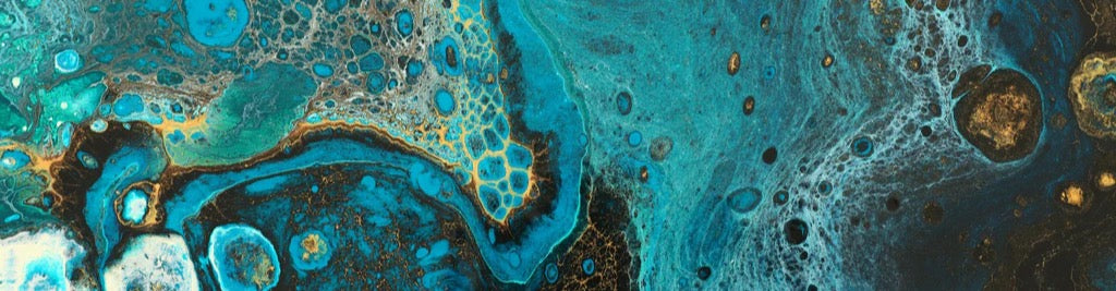 Küchenrückwand - Bläulicher Marmor