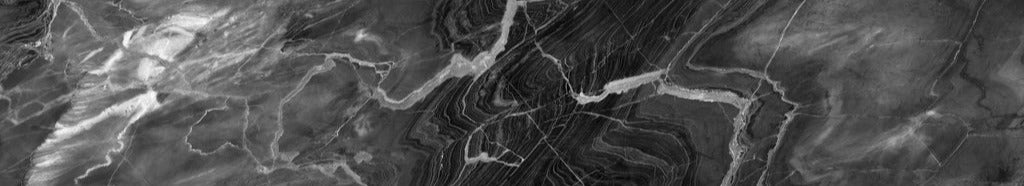 Küchenrückwand - Schwarzer Marmor mit weißen Adern