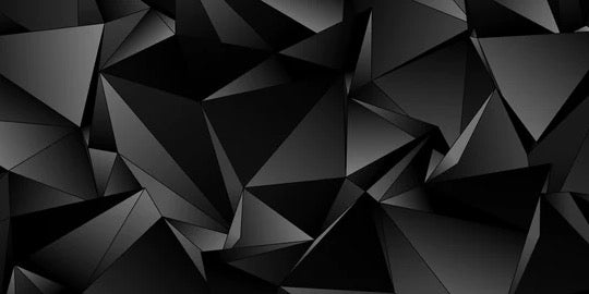 Küchenrückwand - Abstrakte Schwarze 3D Dreiecke