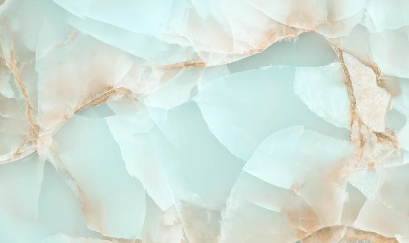 Küchenrückwand - Polierter Onyx-Marmor