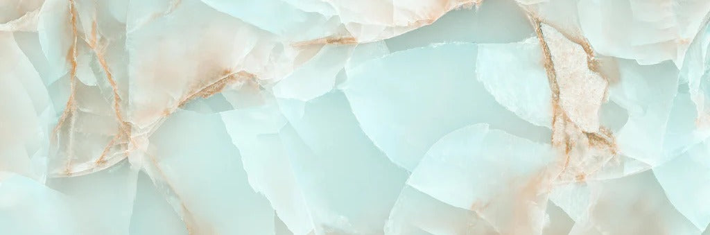 Küchenrückwand - Polierter Onyx-Marmor