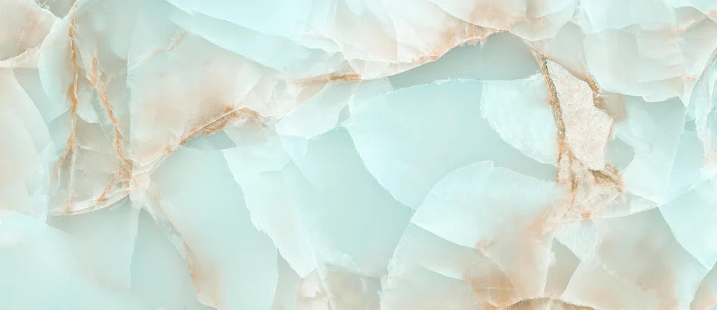 Küchenrückwand - Polierter Onyx-Marmor