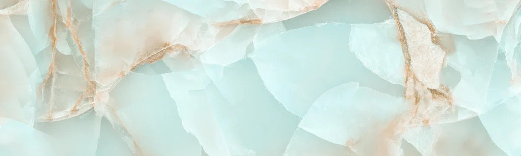 Küchenrückwand - Polierter Onyx-Marmor