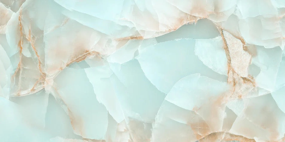 Küchenrückwand - Polierter Onyx-Marmor