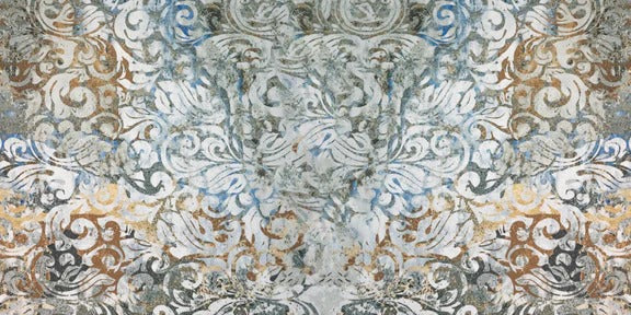 Küchenrückwand - Alte Abstrakte Vintage Shabby Retro Stein Mosaik