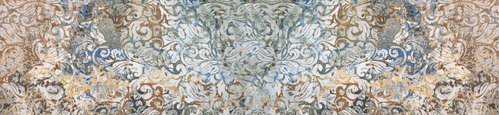 Küchenrückwand - Alte Abstrakte Vintage Shabby Retro Stein Mosaik