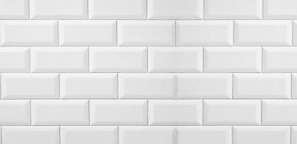 Küchenrückwand - Weiße Fliesen Fliesenspiegel