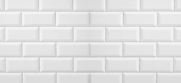 Küchenrückwand - Weiße Fliesen Fliesenspiegel