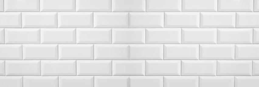 Küchenrückwand - Weiße Fliesen Fliesenspiegel