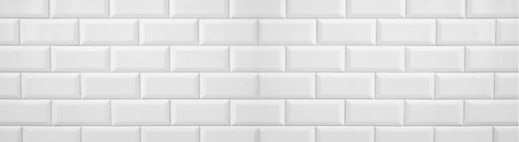 Küchenrückwand - Weiße Fliesen Fliesenspiegel