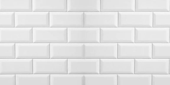 Küchenrückwand - Weiße Fliesen Fliesenspiegel