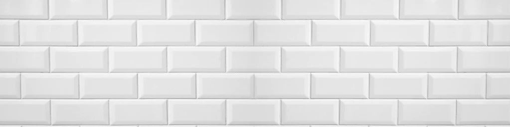 Küchenrückwand - Weiße Fliesen Fliesenspiegel