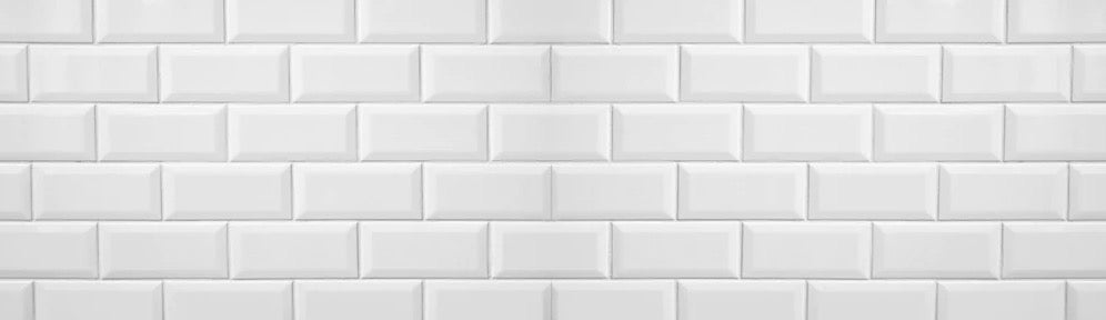 Küchenrückwand - Weiße Fliesen Fliesenspiegel